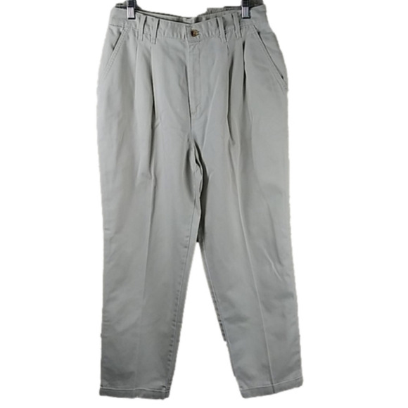 CHIC by H.I.S Khaki High Rise Straight Leg Pant - Picture 1 of 15